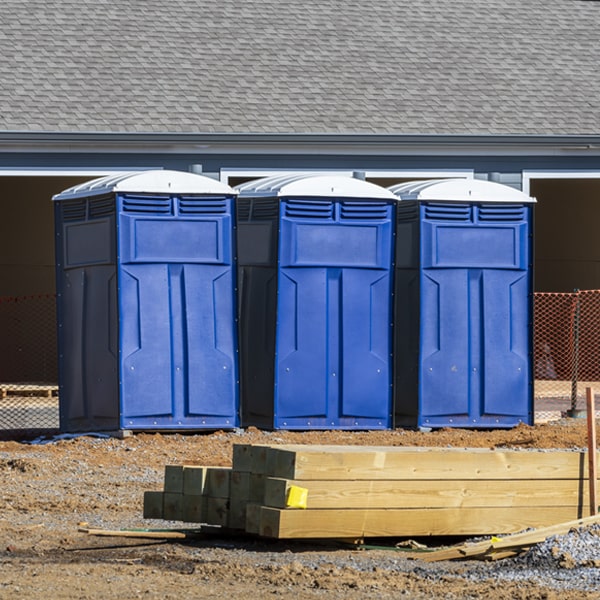 how often are the portable restrooms cleaned and serviced during a rental period in Latrobe Pennsylvania